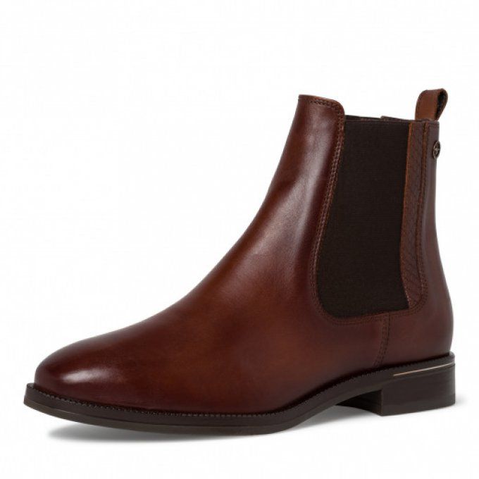 Bottines-Chelsea en cuir