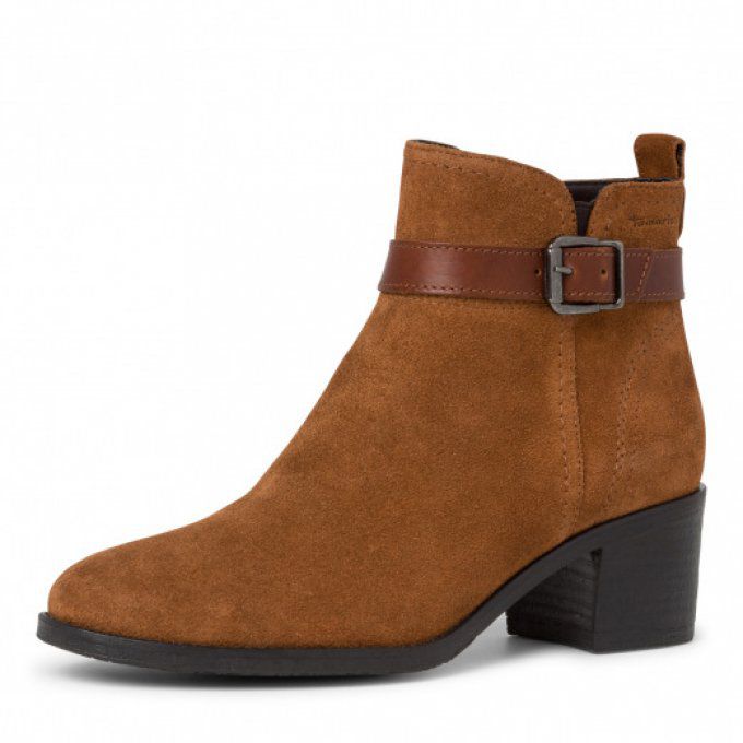 bottine en Nubuck marron