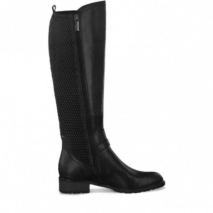 Botte -cuir-noir 