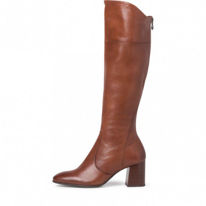 Botte-cuir-cognac 