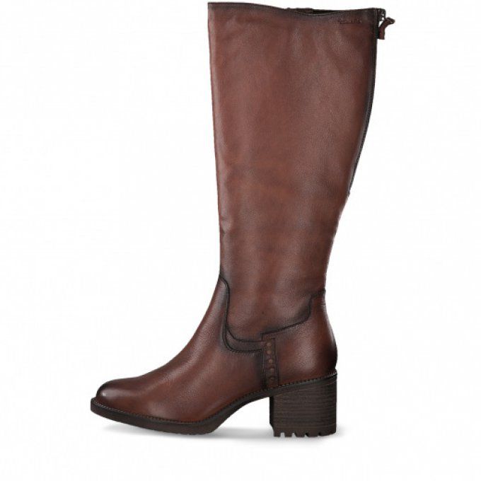 botte-cuir-marron