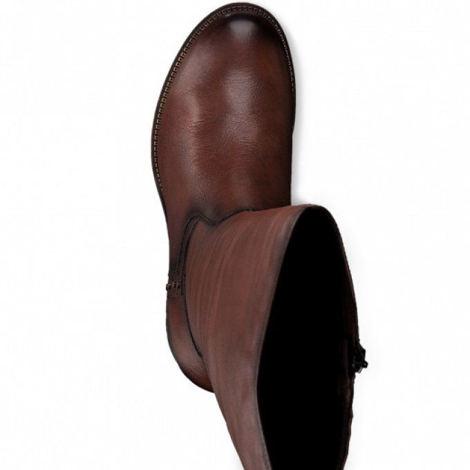 botte-cuir-marron